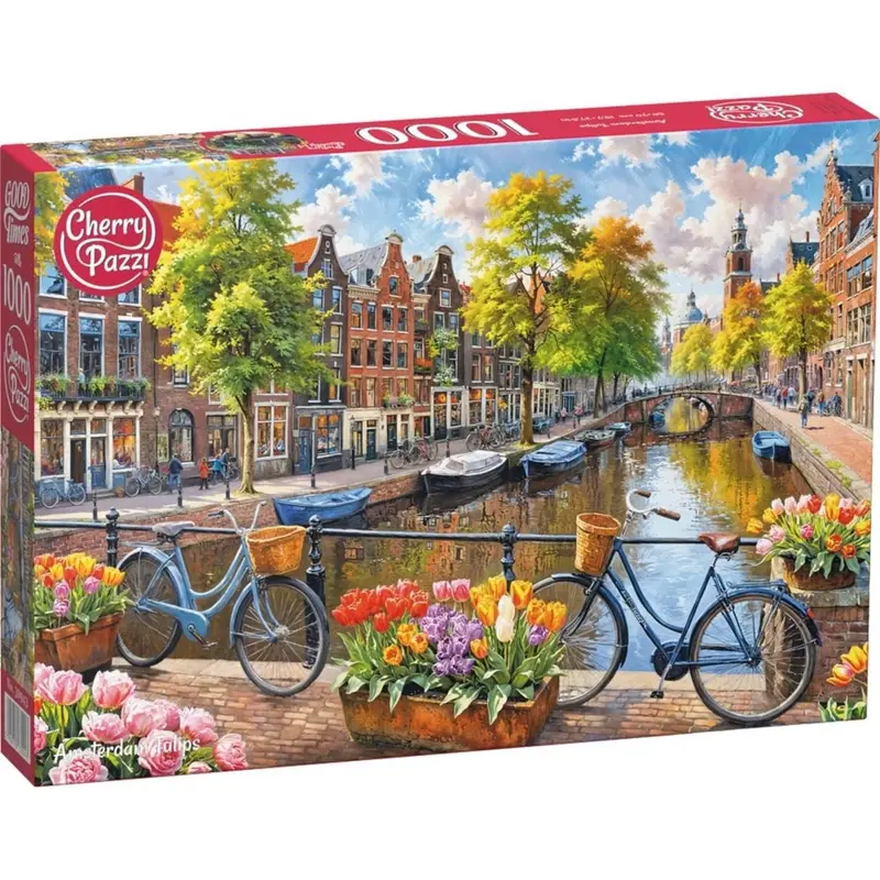 Cherry Pazzi 30943 Amsterdam Tulips 1000Pc Jigsaw Puzzle 1