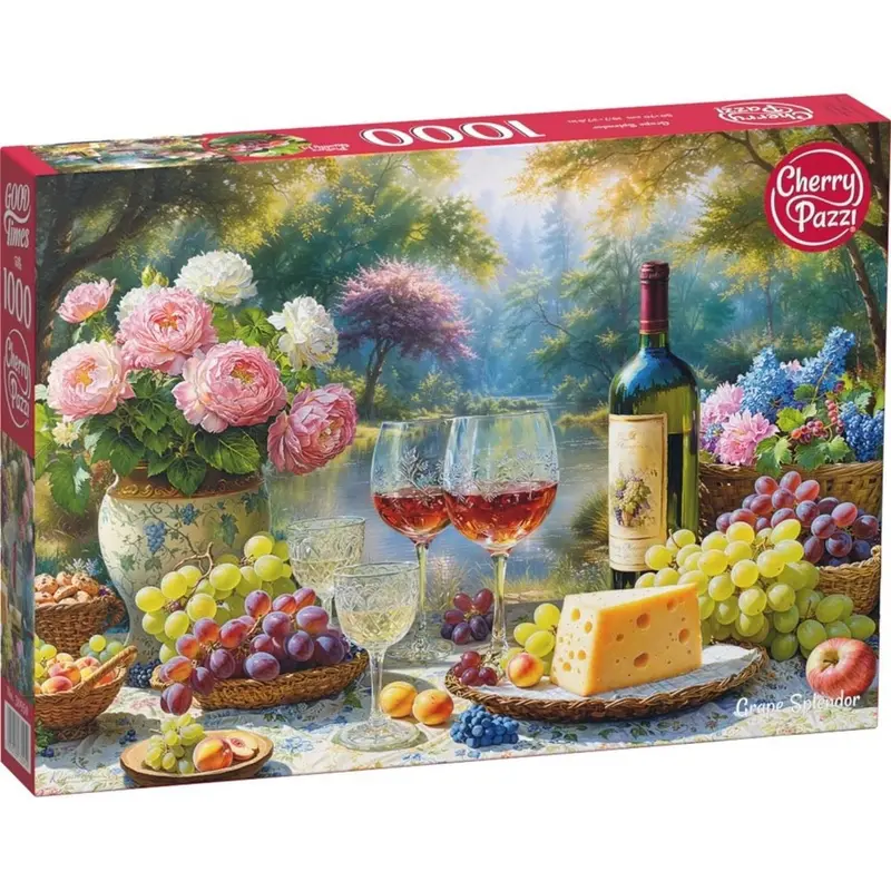 Cherry Pazzi 30950 Grape Splendor 1000Pc Jigsaw Puzzle 1