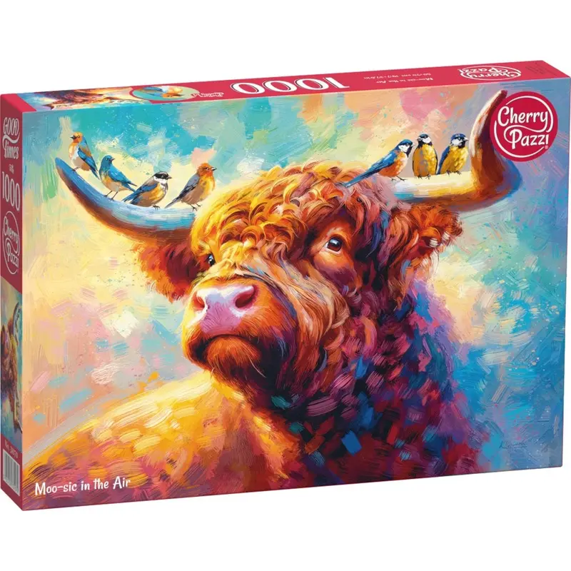 Cherry Pazzi 31070 Moo-Sic In The Air 1000Pc Jigsaw Puzzle 1