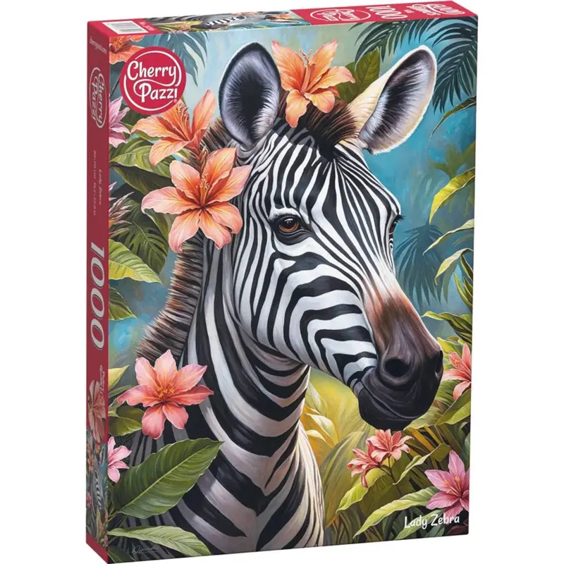 Cherry Pazzi 31216 Lady Zebra 1000Pc Jigsaw Puzzle 1