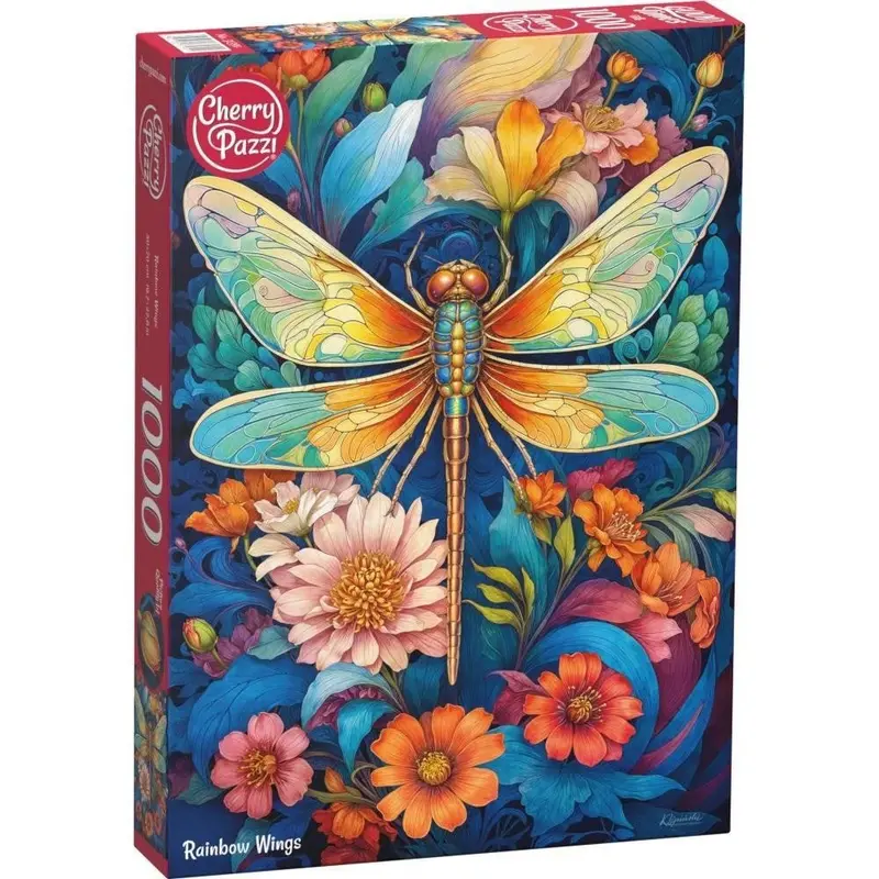 Cherry Pazzi 31391 Rainbow Wings 1000Pc Jigsaw Puzzle 1