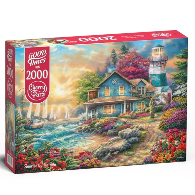 Cherry Pazzi 50002 Sunrise By The Sea 2000Pc Jigsaw Puzzle 1