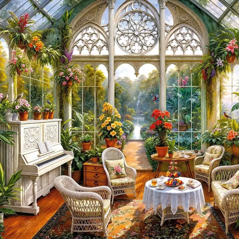 Cherry Pazzi 50231 Garden Sonata 2000Pc Jigsaw Puzzle 2