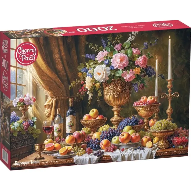 Cherry Pazzi 50248 Baroque Table 2000Pc Jigsaw Puzzle 1
