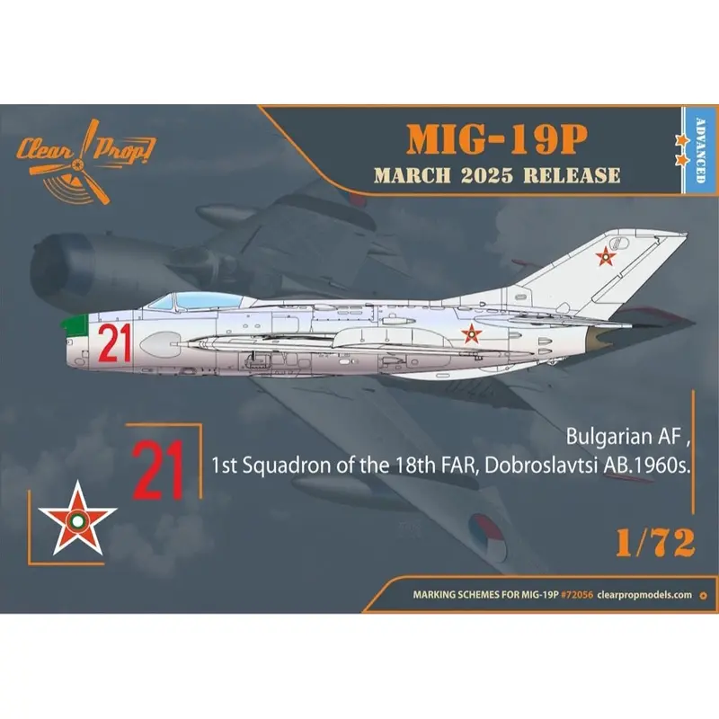 Clear Prop 72056 1/72 Mig-19P 1