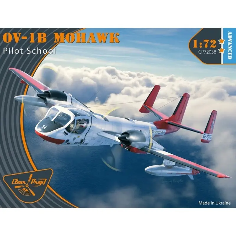 Clear Prop Models 1/72 72038 North-American/Rockwell Ov-1B Mohawk "Pilot School" Advanced Kit 1