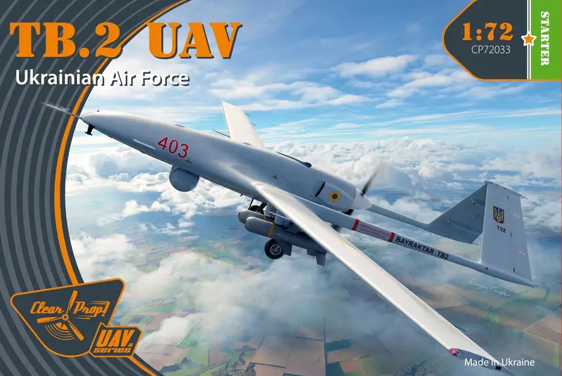 Clear Prop Models 72033 1/72 Tb.2 Uav Ukrainian Air Force 1
