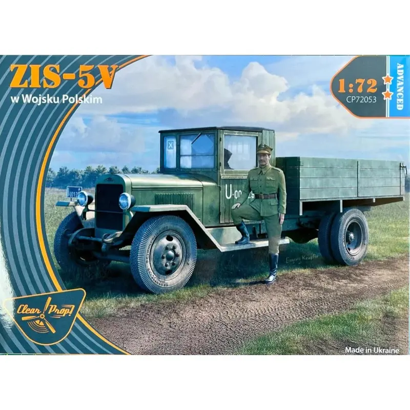Clear Prop Models 72053 1/72 Zis-5V W Wojsku Polskim In Polish Army 1