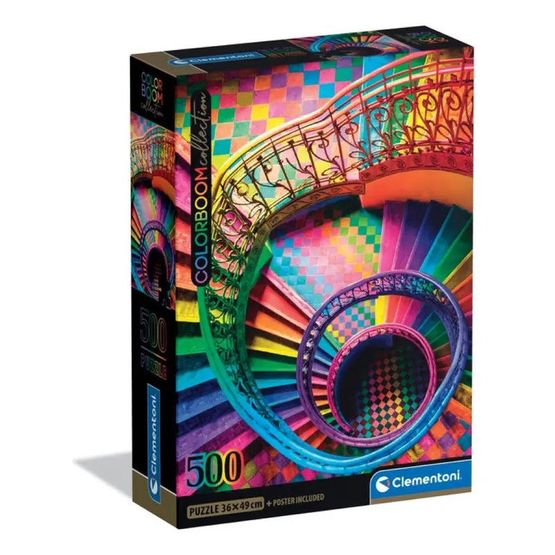 Clementoni Colorboom Stairs 500Pc Jigsaw Puzzle 1