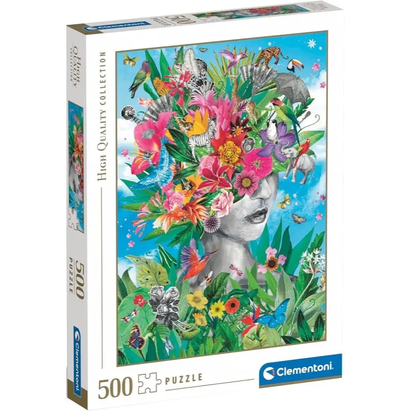 Clementoni Head In The Jungle 500Pc Jigsaw Puzzle 1