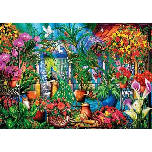 Clementoni The Greenhouse Caretakers 500Pc Jigsaw Puzzle 2