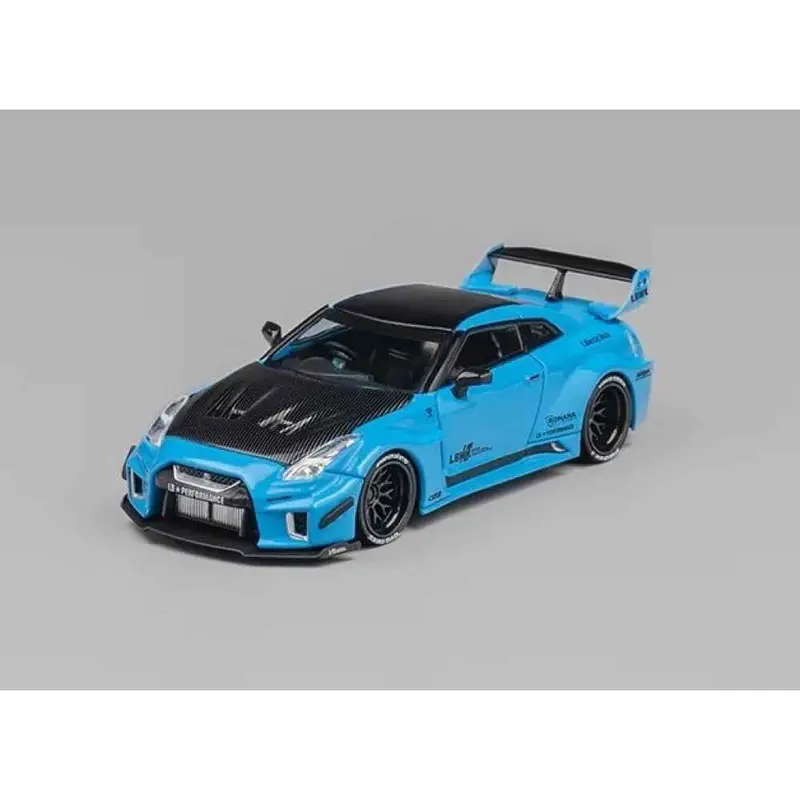 Cm Model 64-35Rr-07 1/64 Nissan Lbwk Gt-R R35 Blue 1