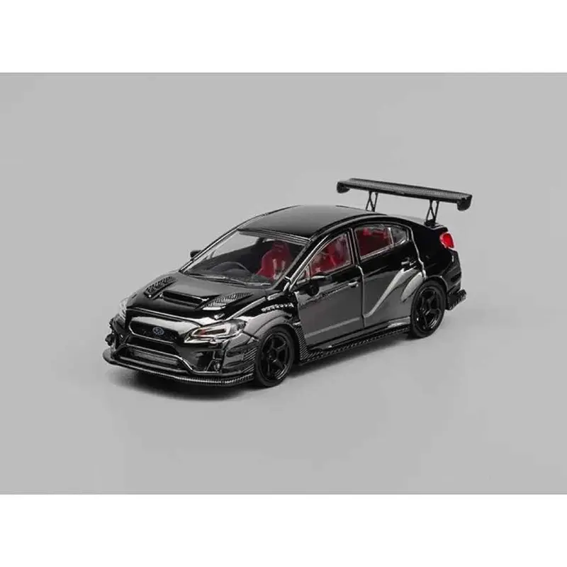 Cm Model 64-Sti-06 1/64 Subaru Varis Wrx Sti Wide Body 1.0 Chome Black 1