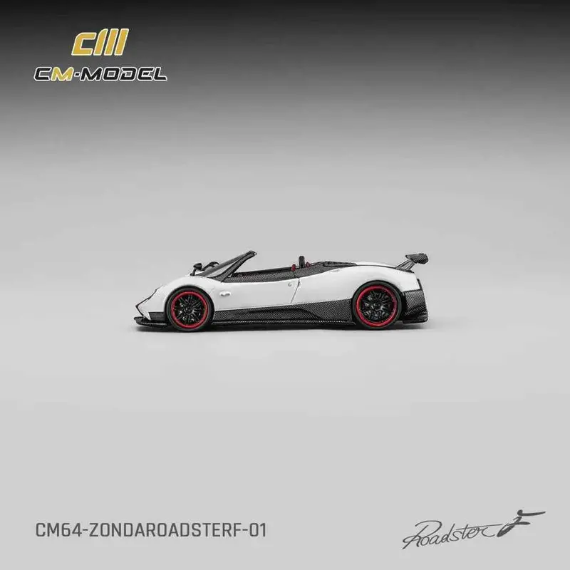 Cm Model Cm64-Zonda-Roadster-F-01 1/64 Pagani Zonda F Roadster Pearl White 2