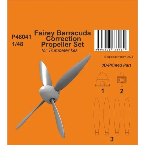 Cmk P48041 1/48 Fairey Barracuda Mk.Ii Correction Propeller Set 1