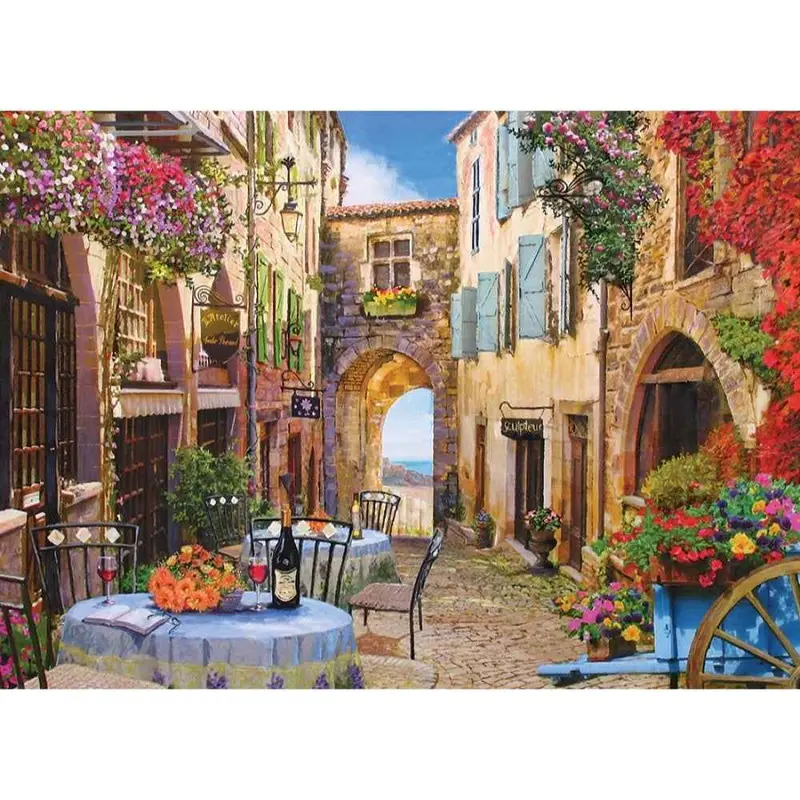 Cobble Hill 40078 French Village 1000Pc Jigsaw Puzzle 2