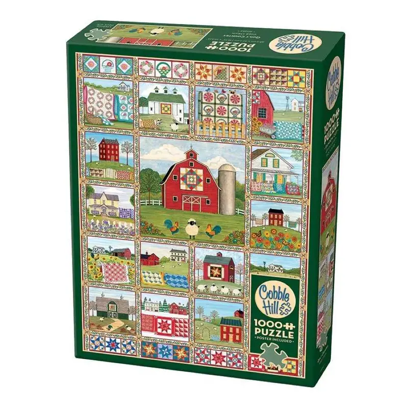 Cobble Hill 40262 Quilt Country 1000Pc Jigsaw Puzzle 1