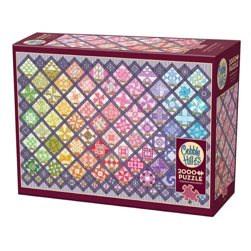 Cobble Hill 49010 Quilt Blocks 2000Pc Jigsaw Puzzle 1