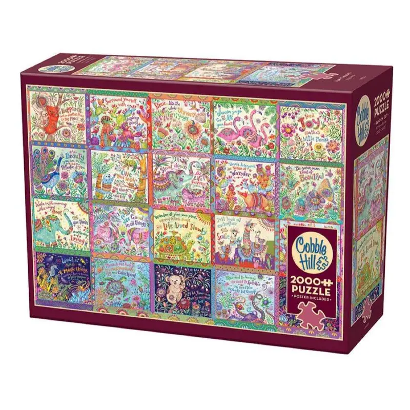 Cobble Hill 49023 Happy Thoughts 2000Pc Jigsaw Puzzle 1