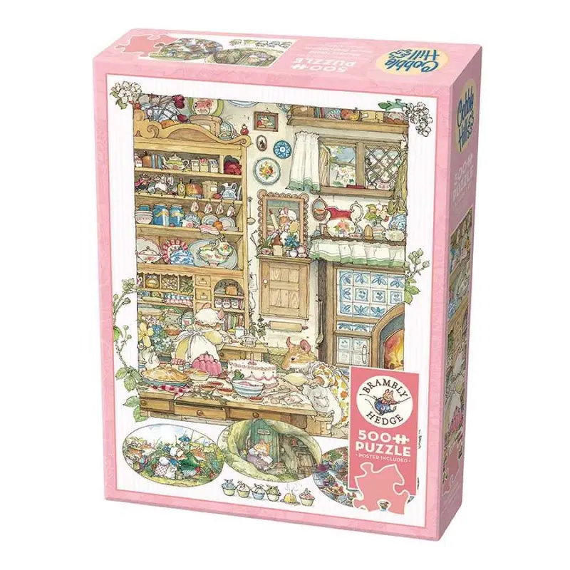 Cobble Hill Bramby Hedge Picnic Preparations 500Pc Jigsaw Puzzle 1