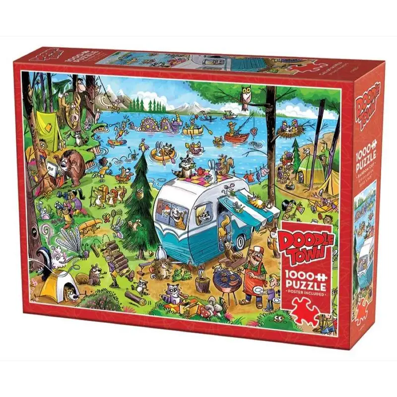 Cobble Hill Doodletown Call Of The Wild 1000Pc Jigsaw Puzzle 1