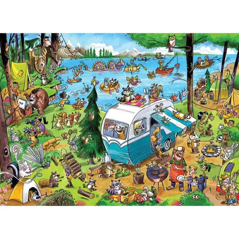 Cobble Hill Doodletown Call Of The Wild 1000Pc Jigsaw Puzzle 2