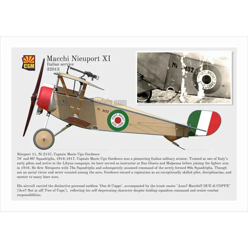 Copper State Models 32015 1/32 Macchi Nieuport 11 Italian Service 2
