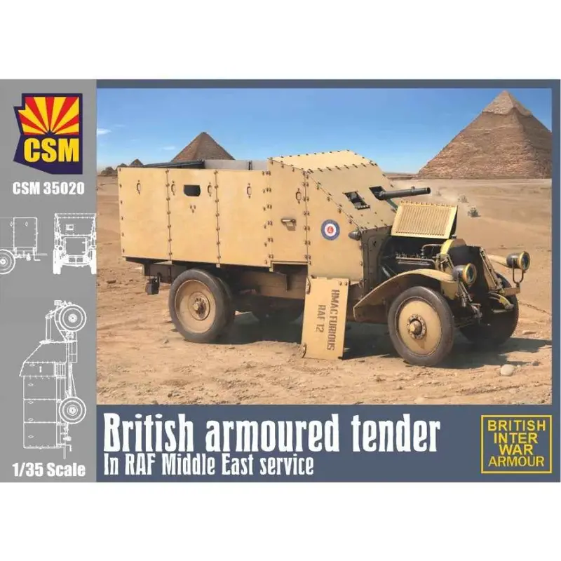 Copper State Models 35020 1/35 British Armoured Tender In Raf Middle East Service 1