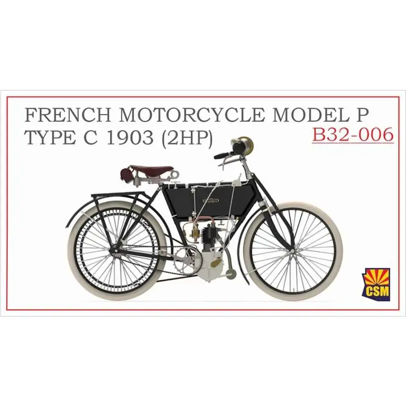 Copper State Models B32-006 1/32 French Motorcycle Model P Type C 1903 (2Hp) 1