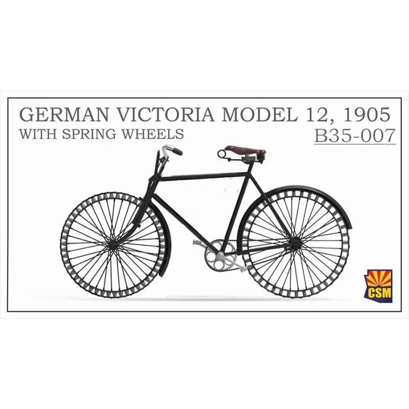 Copper State Models B35-007 1/35 German Victoria Bicycle Model 12 1905 With Spring Wheels 1