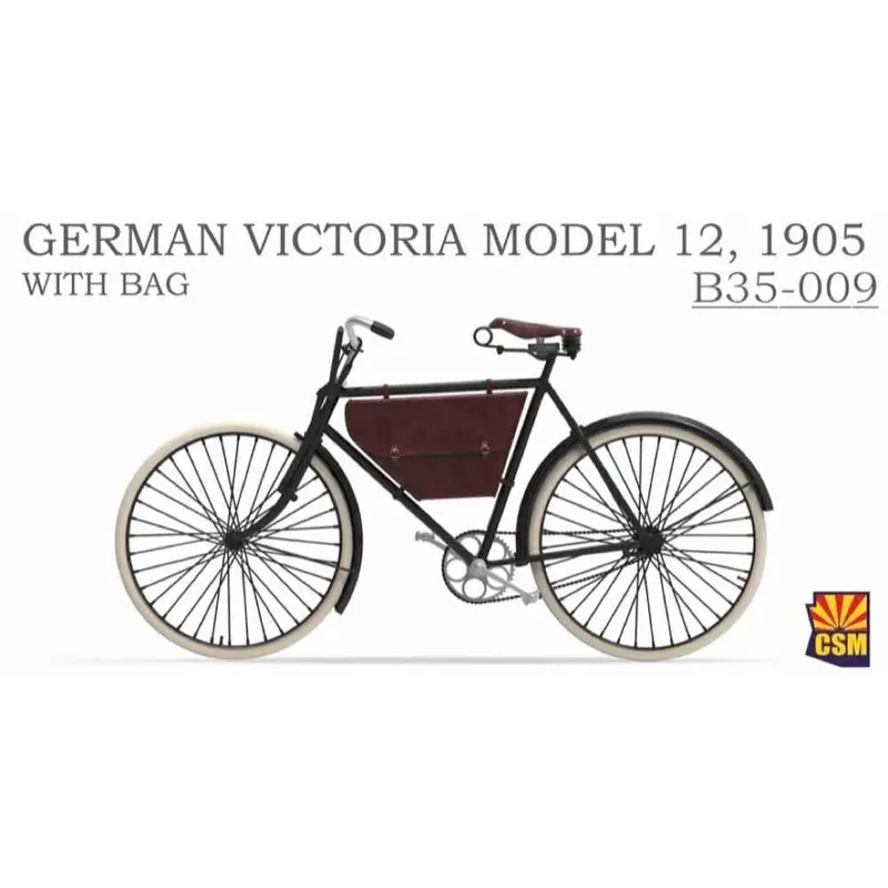 Copper State Models B35-009 1/35 German Victoria Bicycle Models 12 1905 With A Bag 1