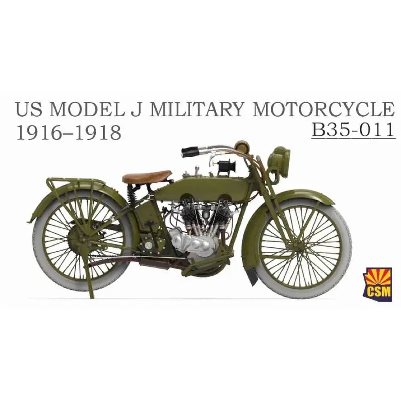 Copper State Models B35-011 1/35 Us Model J Military Motorcycle 1916‚Äì1918 1