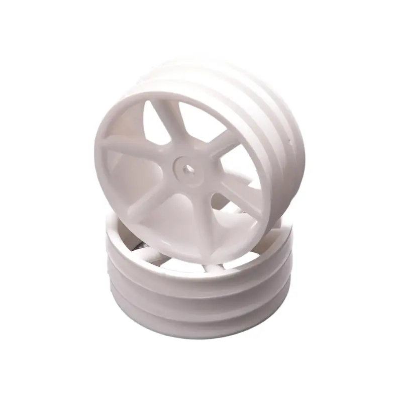 Core Rc Cr890 Jc 6 Spoke 2.2 4Wd Front White Wheel Cat 2K Pair 1
