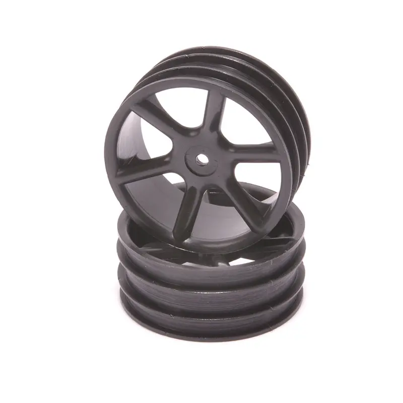 Core Rc Cr891 Jc 6 Spoke 2.2 4Wd Front Black Wheel Cat 2K Pair 1