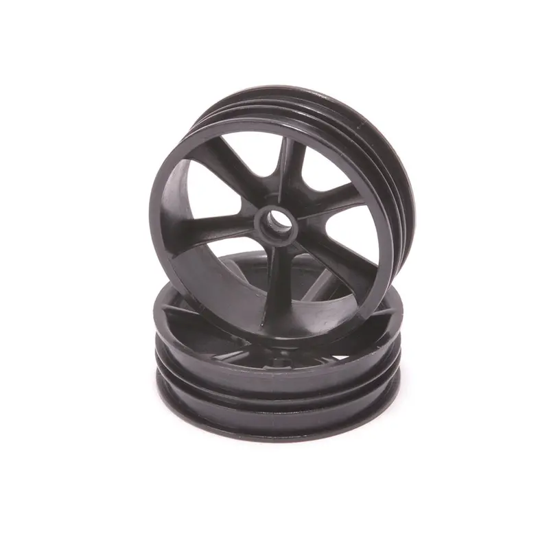 Core Rc Cr894 Jc 6 Spoke 2.2 2Wd Front Black Wheel Cougar 2K Pair 2