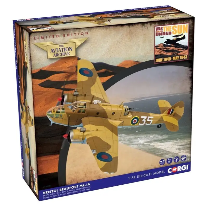 Corgi Aa28903 1/72 Bristol Beaufort Mkia ‘35’ - Middle East Check And Conversion Unit 1