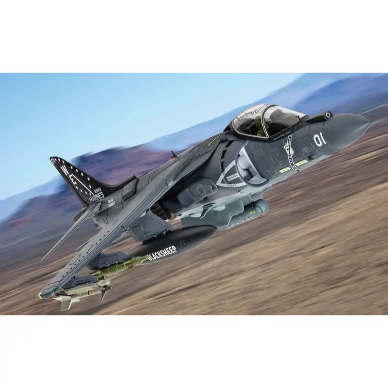 Corgi Aa29303 1/48 Mcdonnell Douglas Av-8B Harrier Ii, Vma-214'Black Sheep' Usmc, Afghanistan, November 2009 1