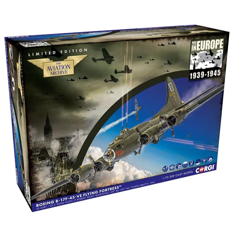 Corgi Aa33322 1/72 B-17F Flying Fortress Royal Flush Lt Robert Rosie 1