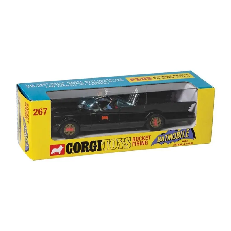 Corgi Rt26701 1/45 Batmobile With Batman And Robin 1