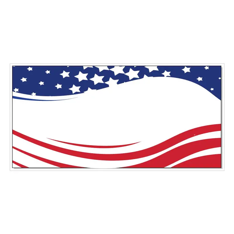 Custom American Flag Campaign Car Magnet – 24X12" Stars And Stripes Design 2