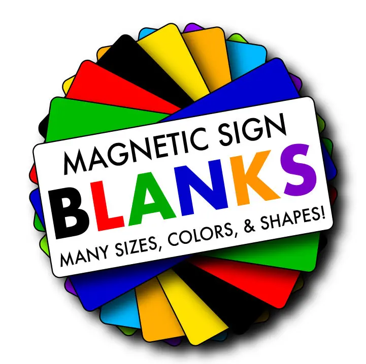 Custom Blank Magnetic Sign Price Calculator For Square, Oval, And Circles - Magnum Magnetics 1