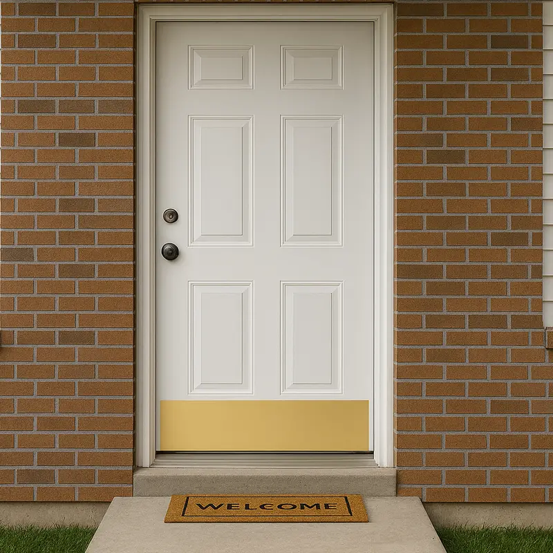 Custom Magnetic Kick Plates | Gold, Silver, Copper | Multiple Sizes 1