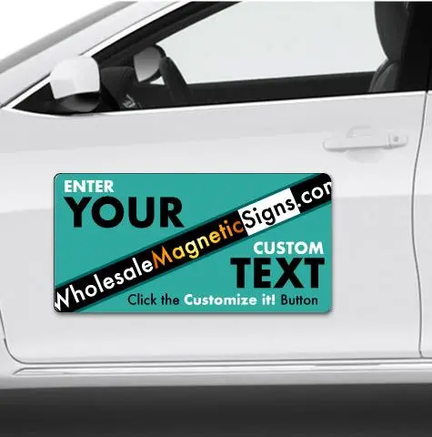 Custom Magnetic Sign 24"X12" Design Online! 1