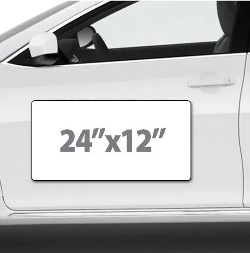 Custom Magnetic Sign 24"X12" Design Online! 2