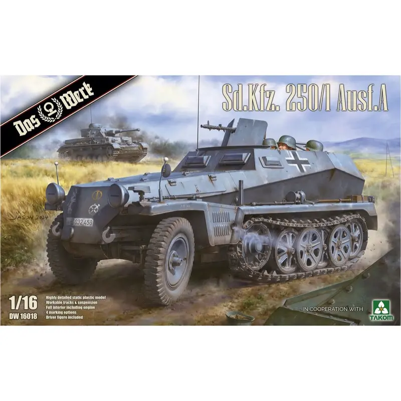 Das Werk 16018 1/16 Sd.Kfz. 250/1 Ausf. A 1