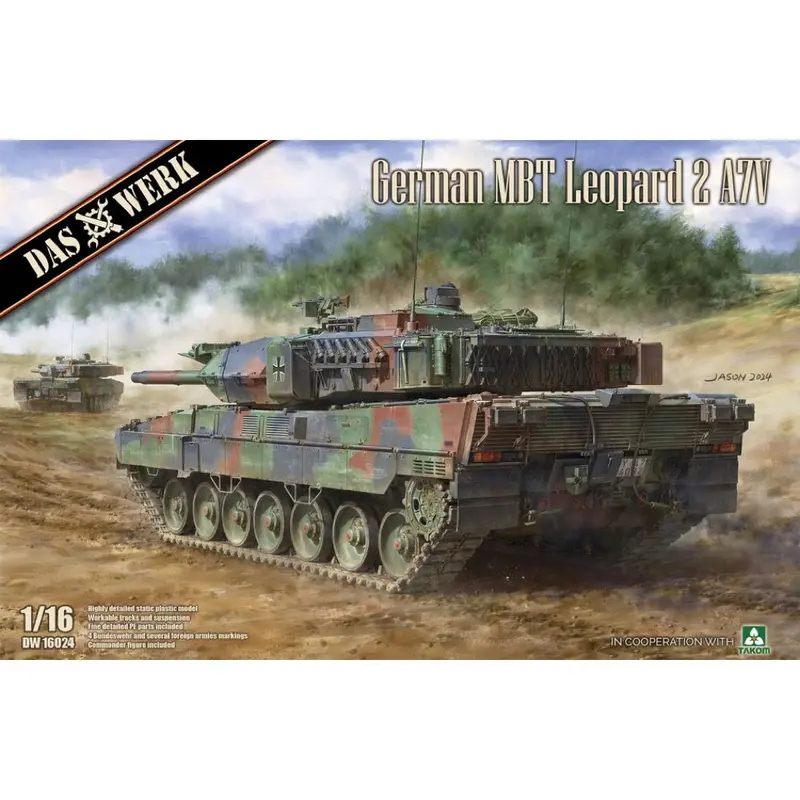 Das Werk 16024 1/16 German Mbt Leopard 2 A7v 1