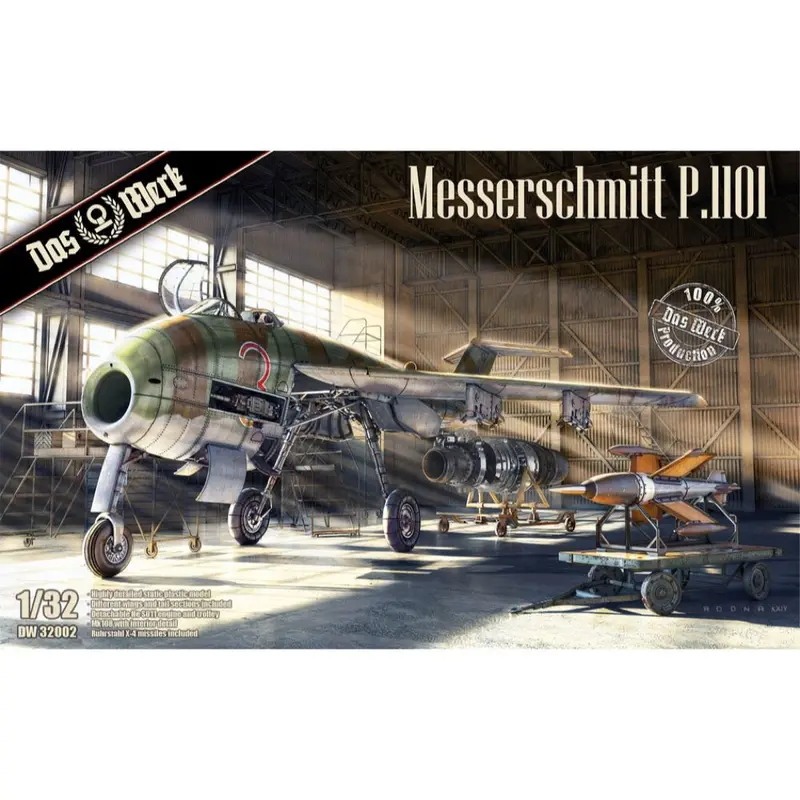 Das Werk 32002 1/32 Messerschmitt P.1101 1