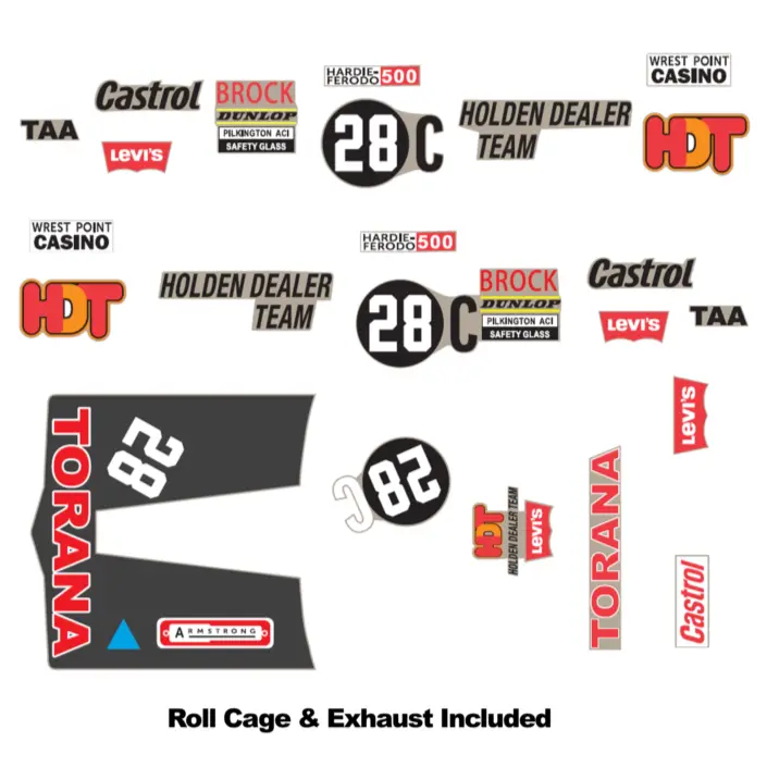 Dda 1/24 No.28C Lj Torana Bathurst Decal Kit Accessory 1