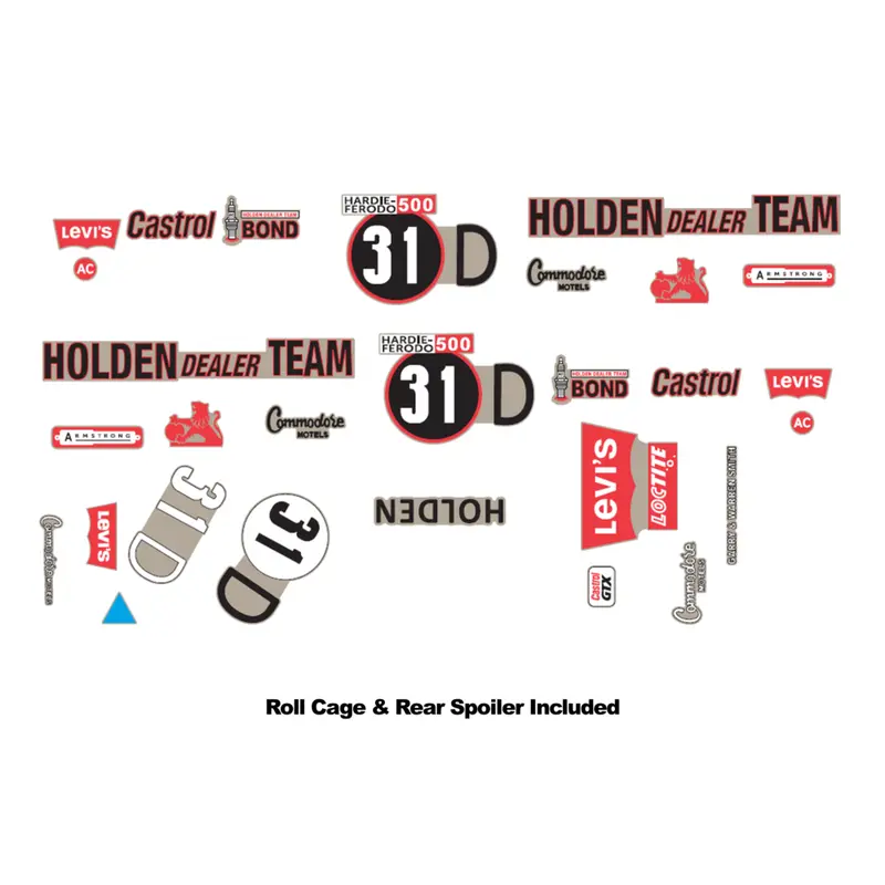 Dda 1/24 No.31D Lc Torana Bathurst Decal Kit Accessory 1
