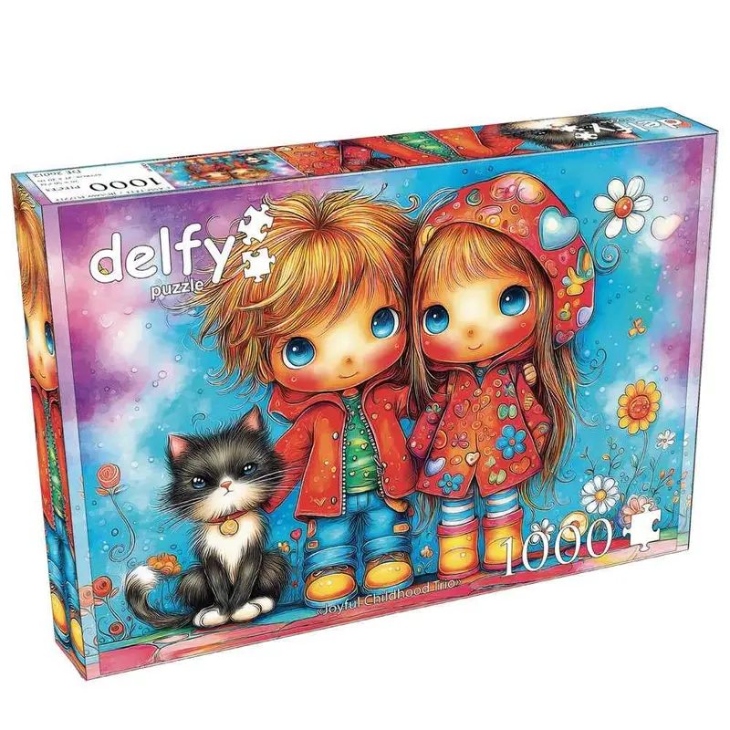 Delfy 26012 Joyful Childhood Trio 1000Pc Jigsaw Puzzle 1